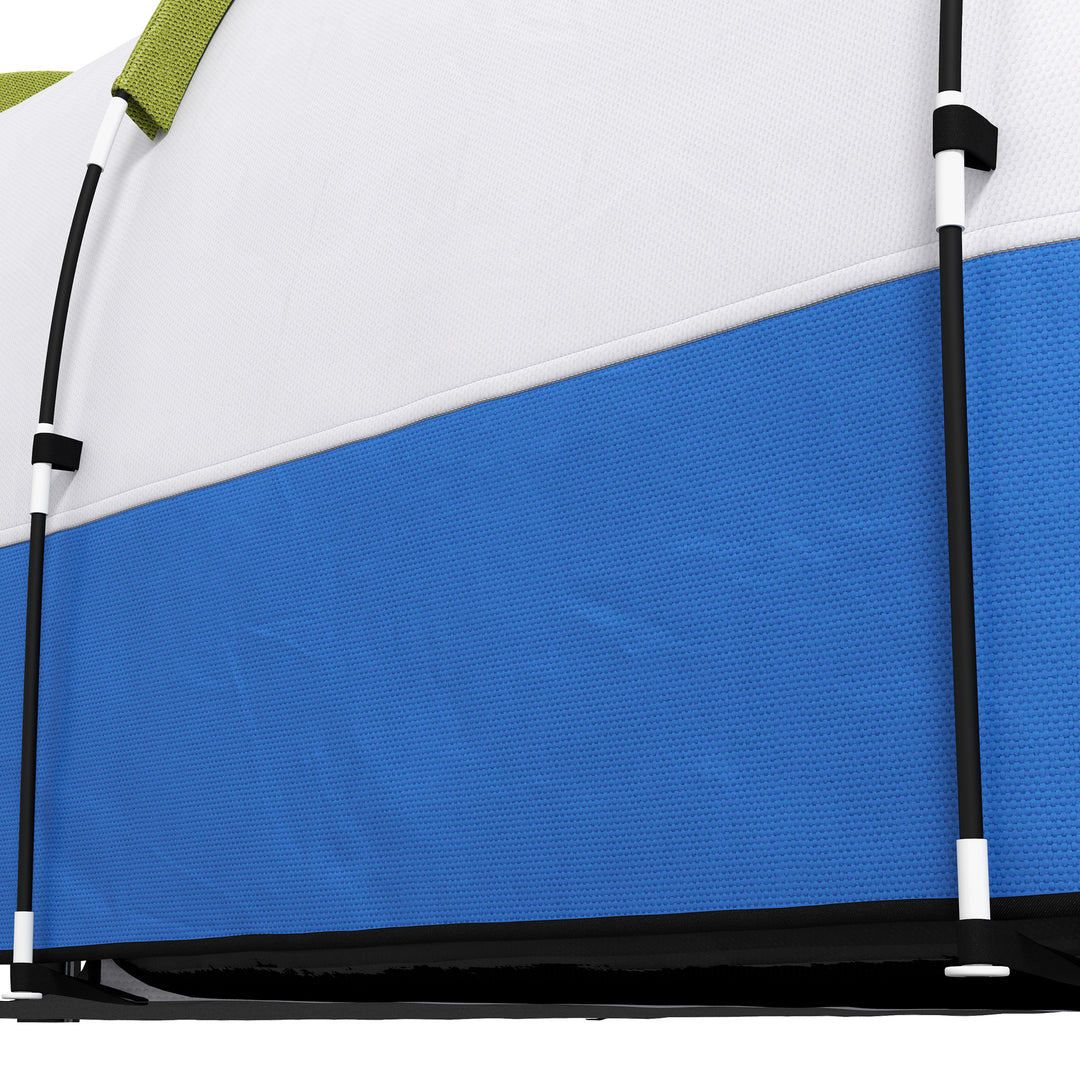 Three Man Two-Room Tent, with Porch and Accessories - Green