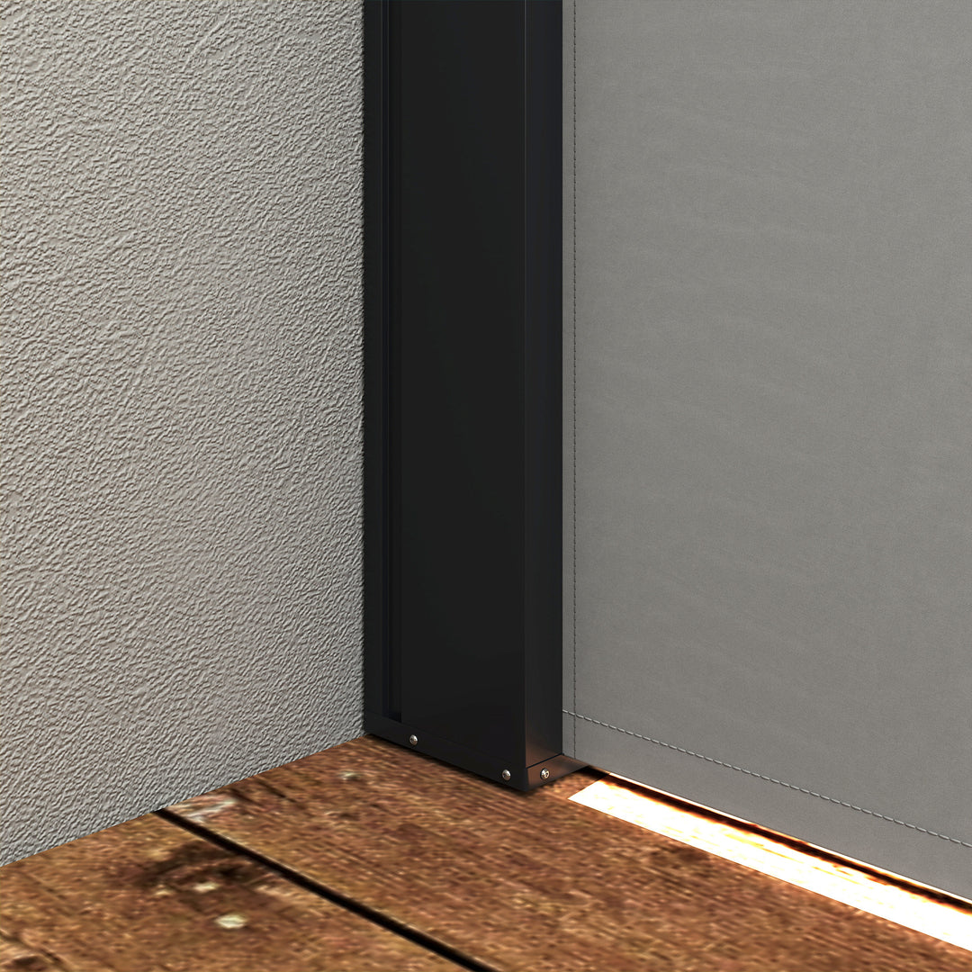 400 x x 160cm Retractable Side Awning - Light Grey