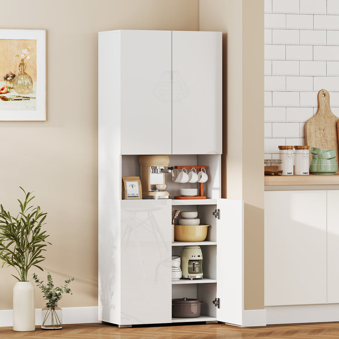 180 cm Tall Kitchen Cupboard, Pantry Storage Cabinet with Soft Close D