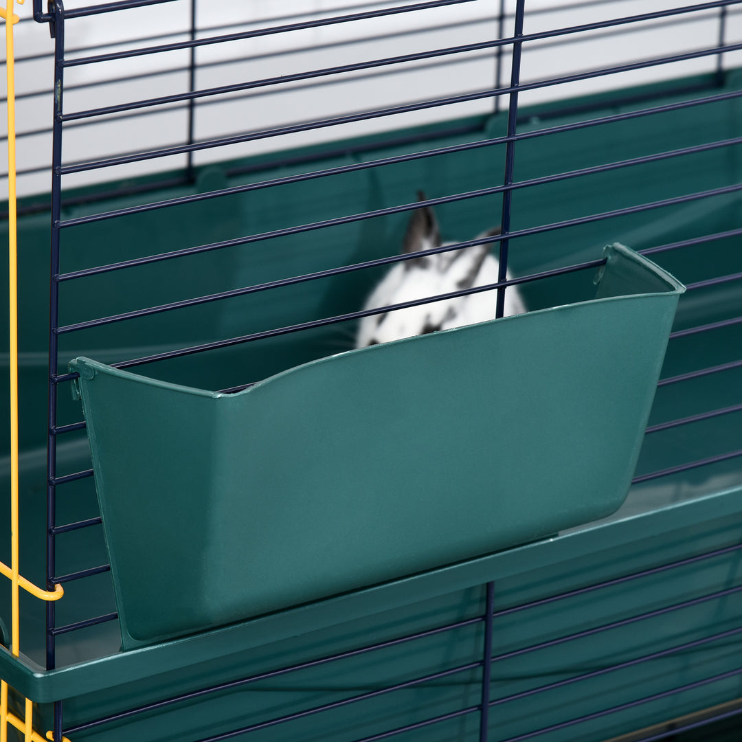 Indoor Rabbit Guinea Pig Cage Small Animal Cage Two Storey 80 x 44 x 82 cm