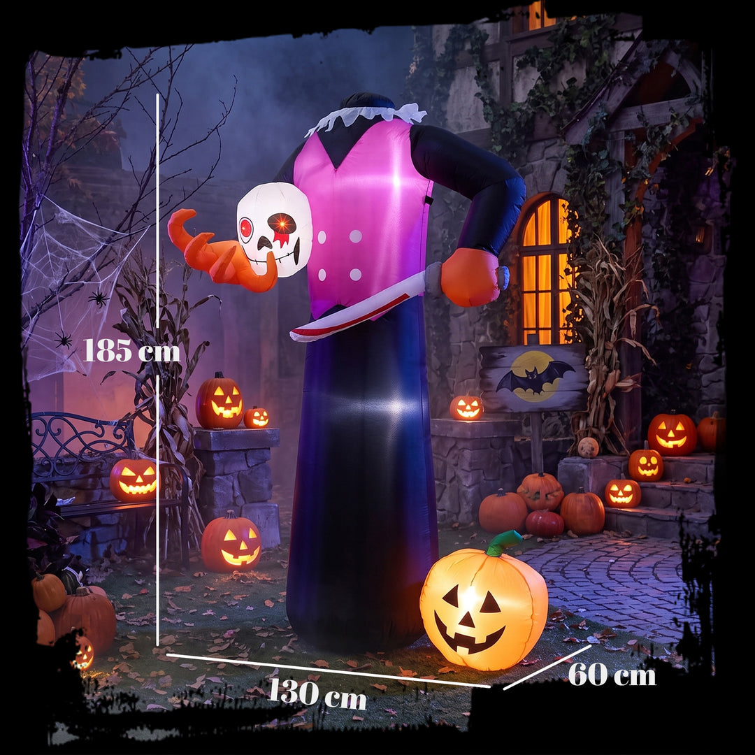 6 FT Halloween Inflatable Headless Skeleton, Blow Up Halloween Skeleto