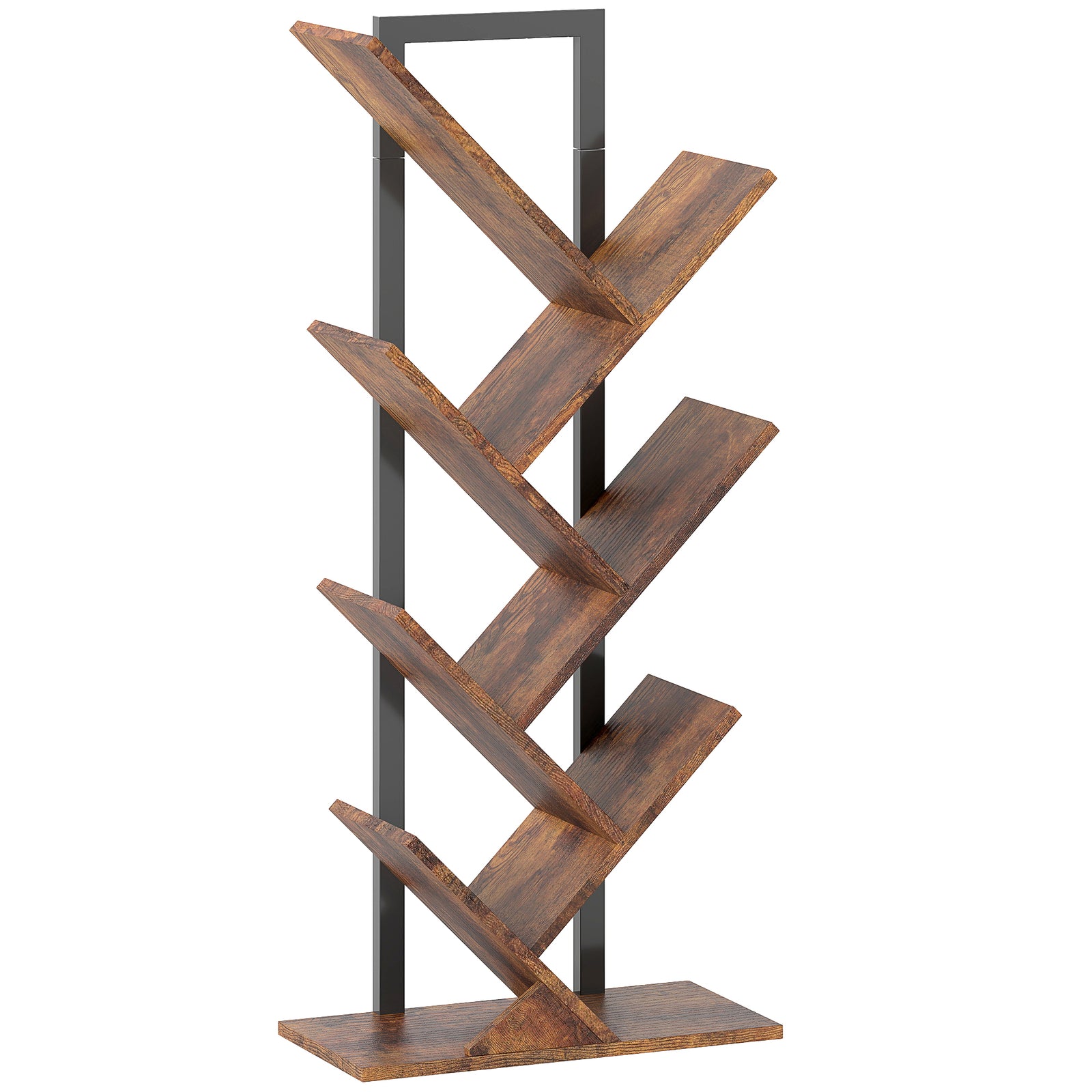 Six-Section Tree Bookcase - Wood-Effect