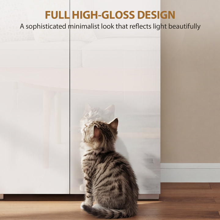 180 cm Tall Kitchen Cupboard, Pantry Storage Cabinet with Soft Close D