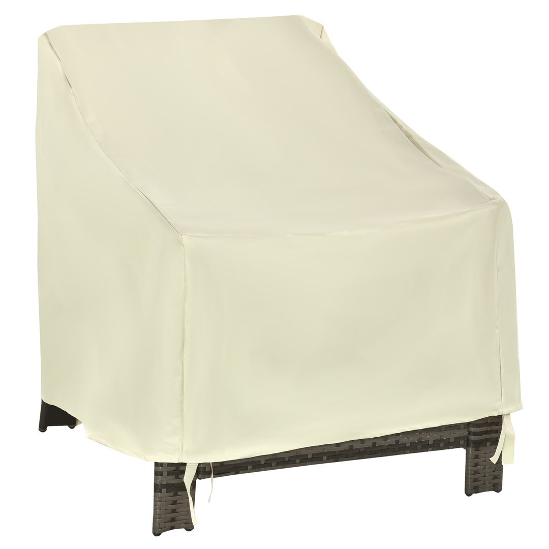 MCL 600D Oxford Cloth Furniture Cover Single Chair Garden Patio Outdoor Protector Waterproof 68x87x44-77cm