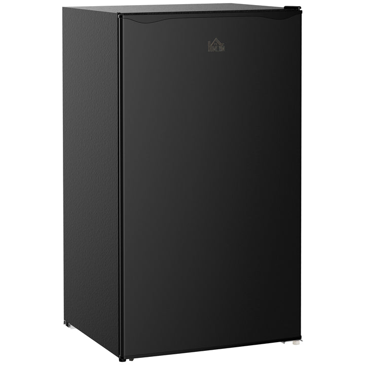 MCL Under Counter Fridge, 91L Small Fridge with Chiller Box, Removable Shelf, Reversible Door, Adjustable Legs, Mini Refrigerator, Black