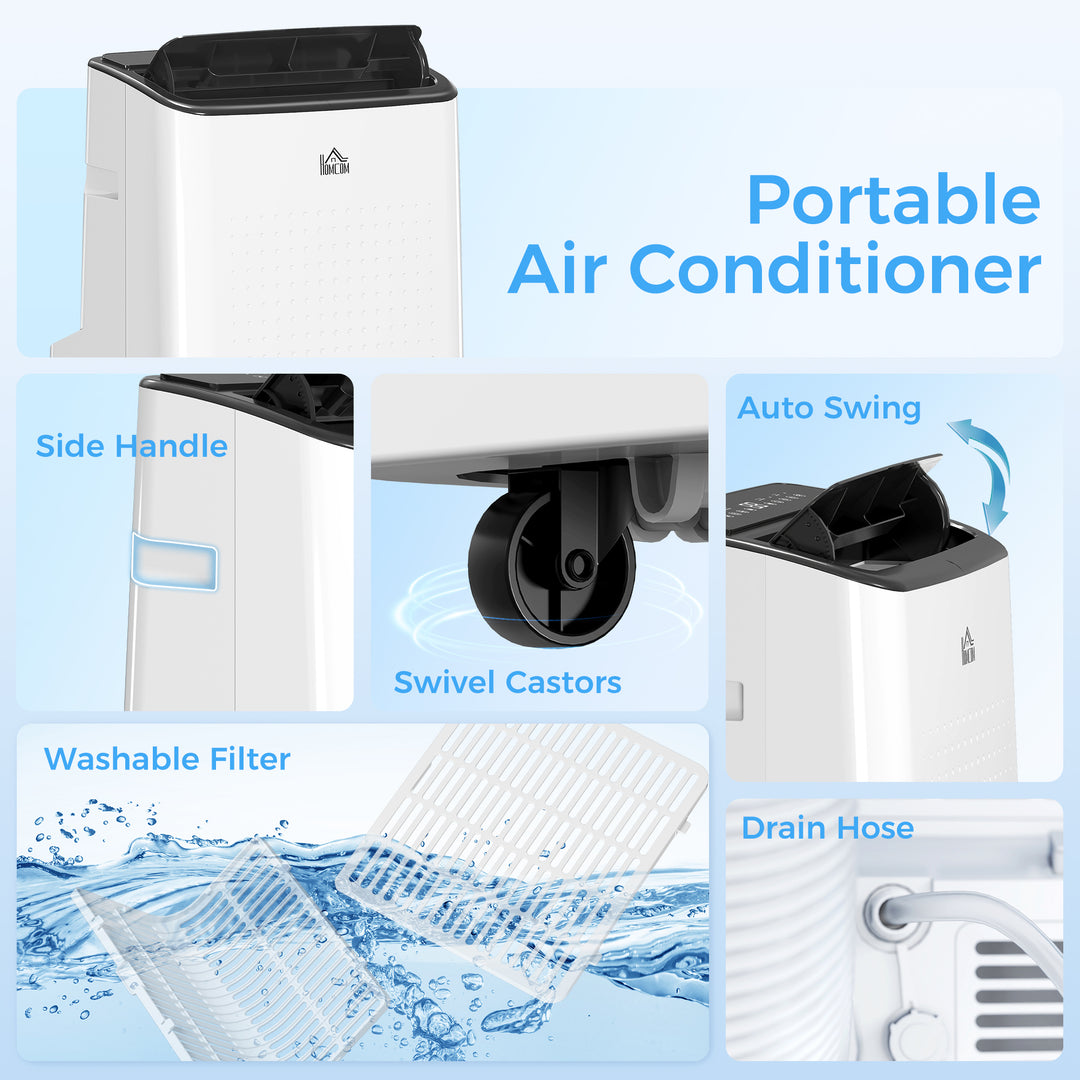 12000 BTU App-Controlled Mobile Air Conditioner - White