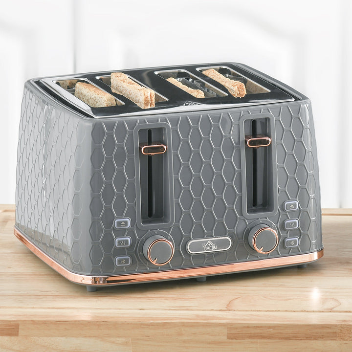Four-Slice Honeycomb Toaster