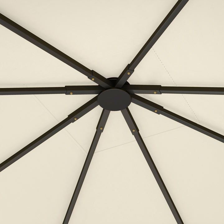 3 x 3(m) Gazebo Canopy Replacement, for 01-0867 - Cream