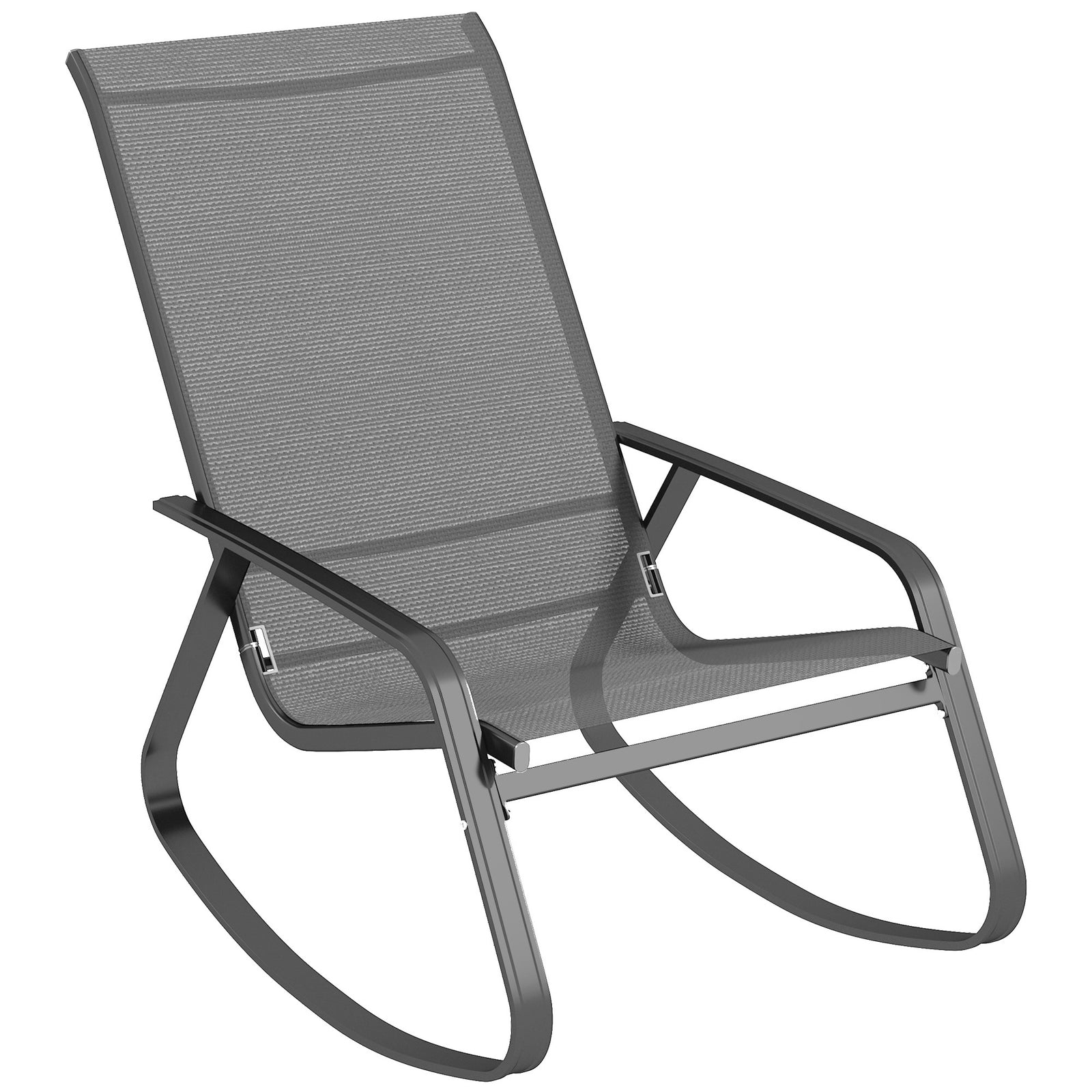 Rocking Garden Chair - Grey