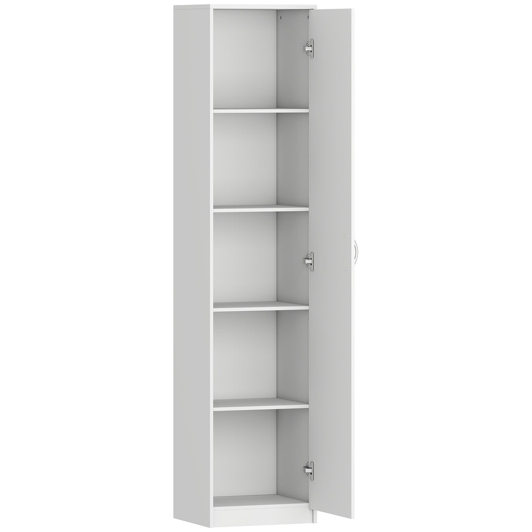 180cm Tall Kitchen Cupboard, Freestanding 5-Tier Pantry Storage Cabine
