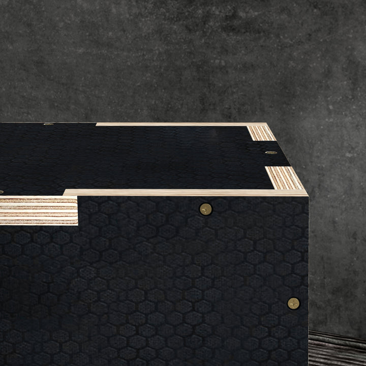 Multi-Faceted Jump Box, Wooden Step Up Box, for Home, Gym, Exercise, B
