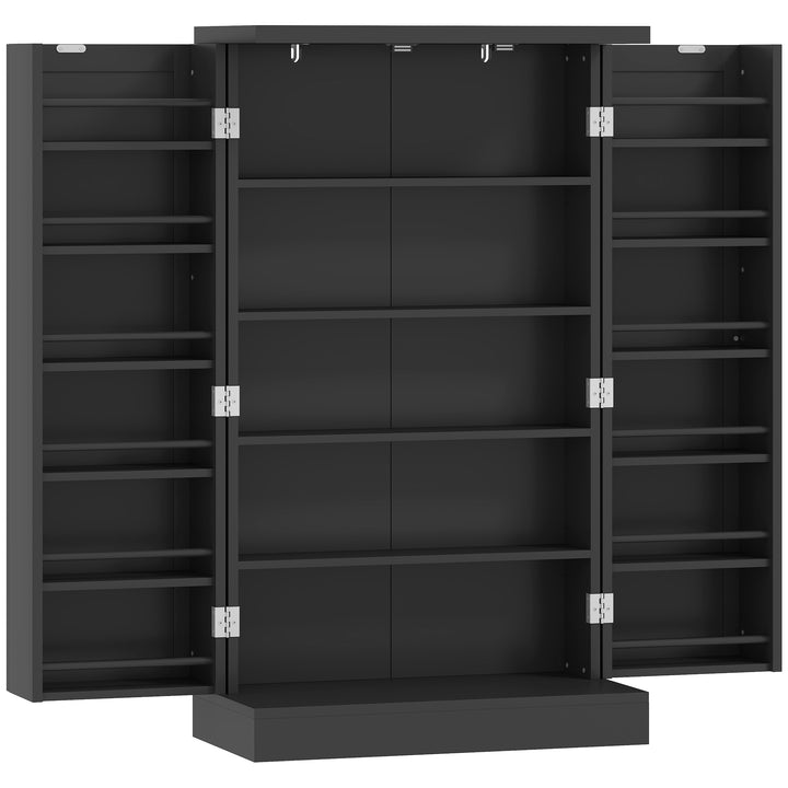 Kitchen Cupboard, Freestanding Multi-Storage Kitchen Pantry Cabinet wi