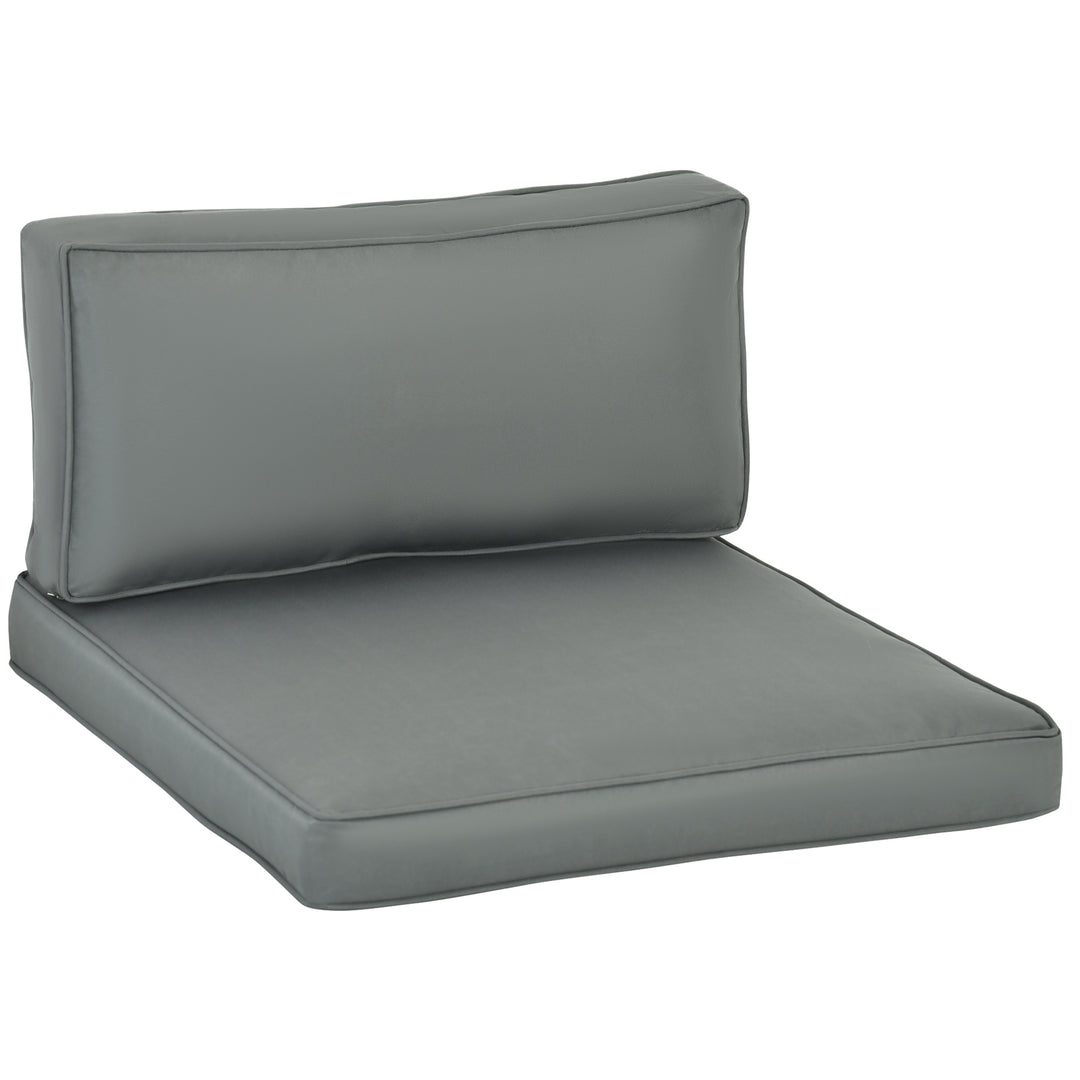 Set of 14 Dining Set Cushions - Grey