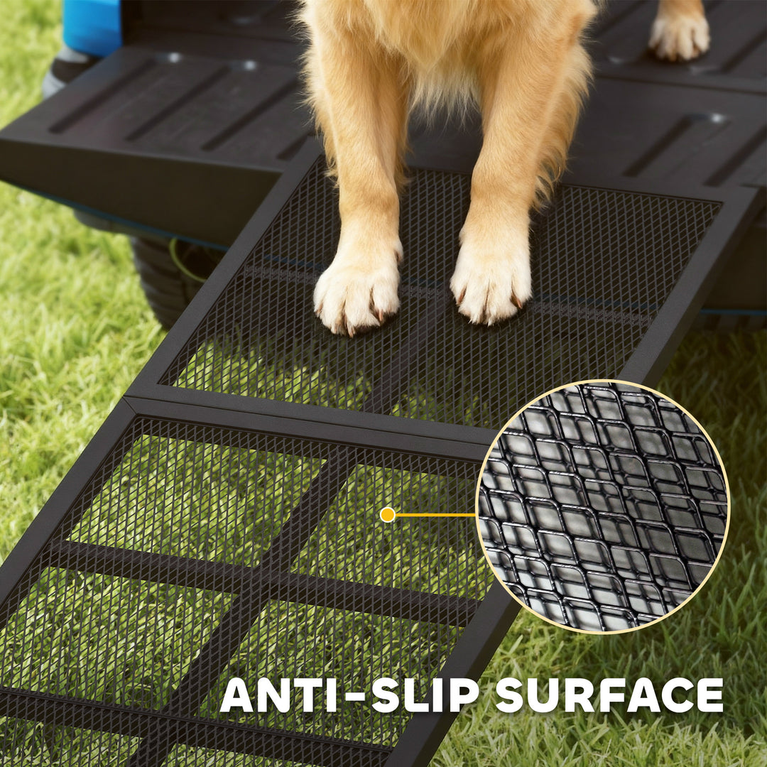 191 x 20cm Dog Ramp for Car, Extra Long Pet Stairs with Non-Slip Surface, for Large Dogs