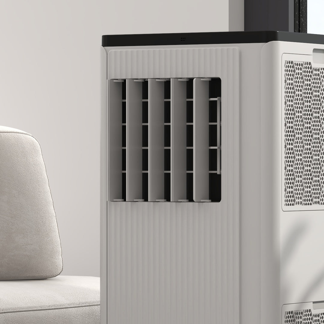 9,000 BTU App-Controlled Mobile Air Conditioner, 20m² Radius - White