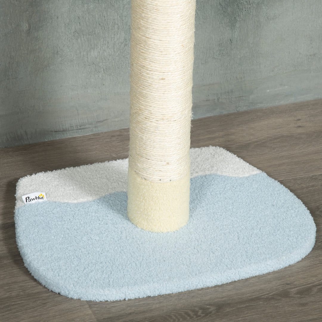 260cm Adjustable Floor-To-Ceiling Cat Tree w/ Anti-Tipping Kit, Toy Ball
