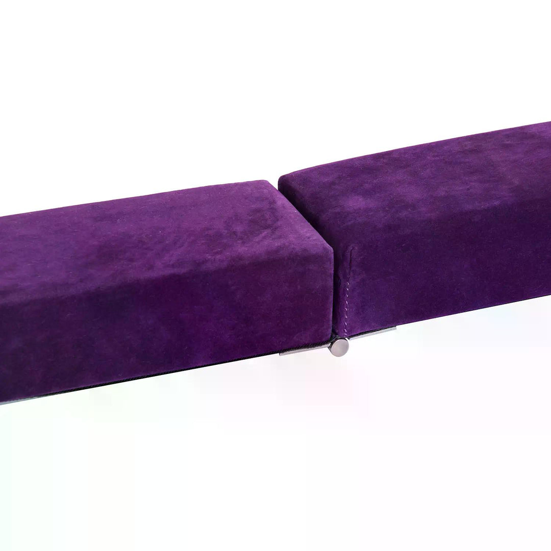 HOMCOM Balance Beam Trainer, 2.4 m-Purple | Aosom UK