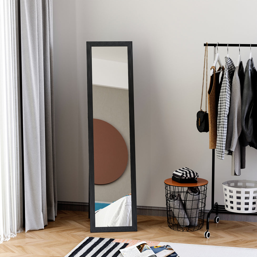 HOMCOM Bedroom Full Length Mirror, Free Standing or Wall Mounted Dressing Mirror, 37 x 154 cm | Aosom UK