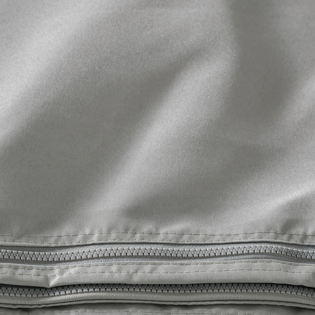 MCL 4 Pack Replacement Gazebo Curtains Privacy Panel for Most 3 x 4m Gazebo Canopy Pavillion Outdoor Shelter Sidewalls Accessories Light Grey