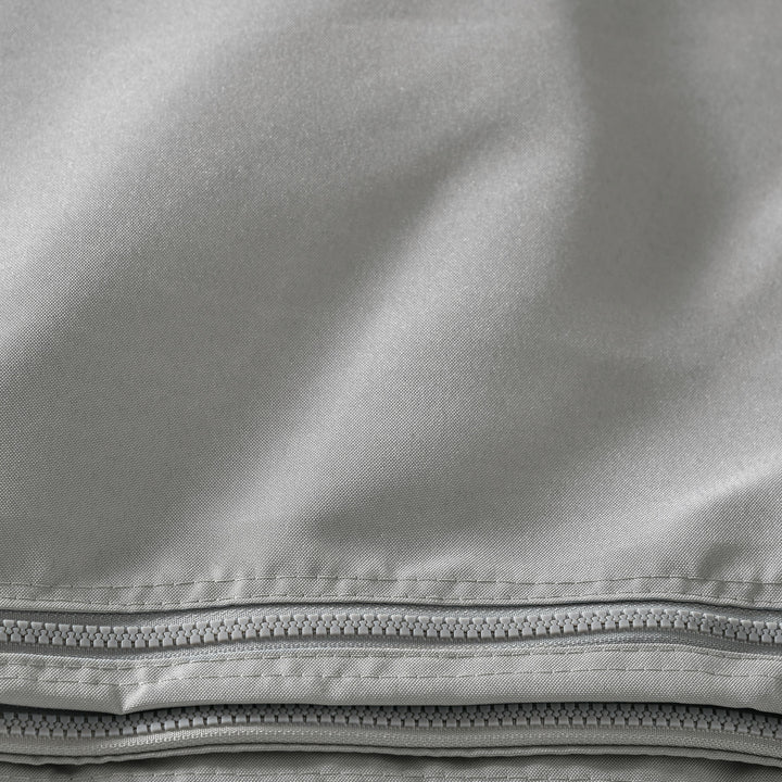 MCL 4 Pack Replacement Gazebo Curtains Privacy Panel for Most 3 x 4m Gazebo Canopy Pavillion Outdoor Shelter Sidewalls Accessories Light Grey