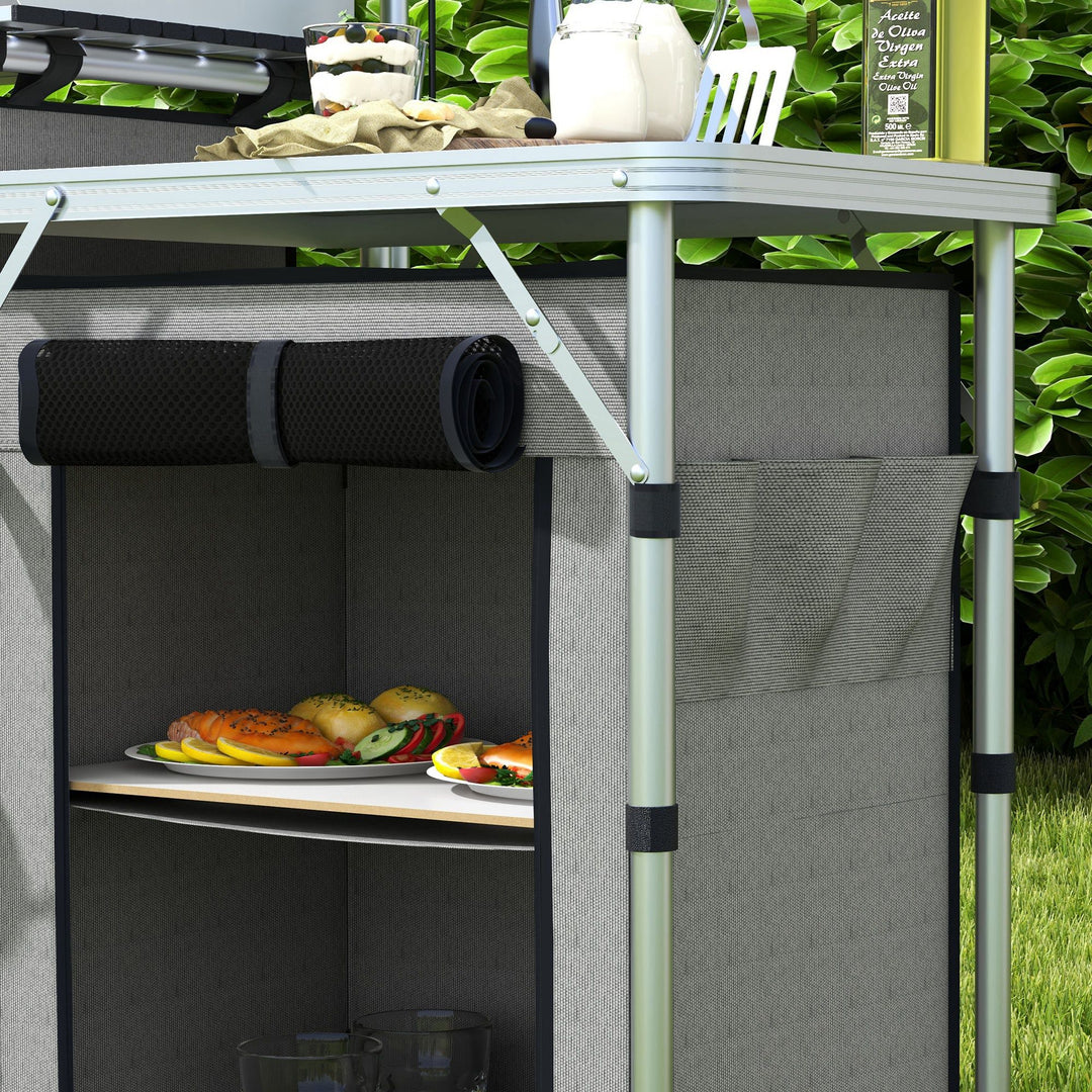 Multi-Storage Portable Camping Kitchen, with Carry Bag