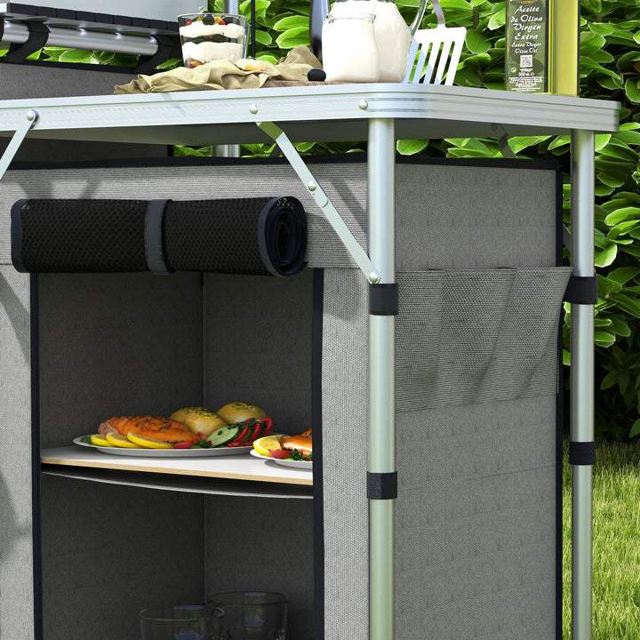 Multi-Storage Portable Camping Kitchen, with Carry Bag