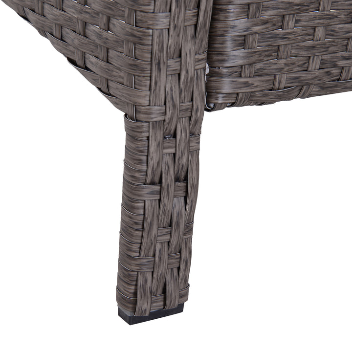 MCL 2-Seater Rattan Furniture Set, Steel Frame-Grey