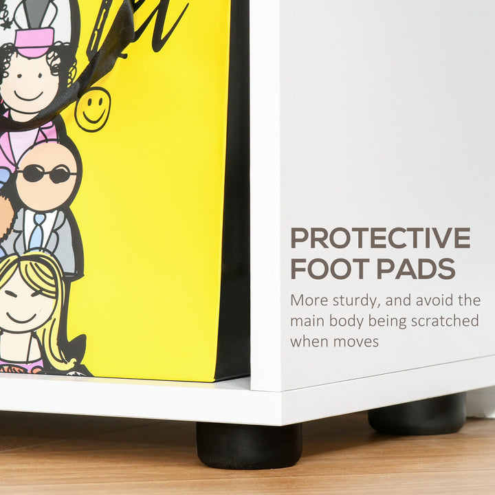 MCL Bookshelf, Tall Bookcase, Modern Room Divider, 8 Cube Storage Unit, Freestanding Storage Shelf for Living Room, Bedroom, Home Office, 70 x 24 x 178 cm, White