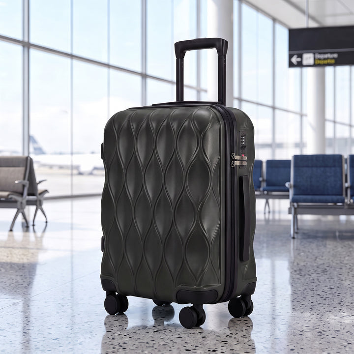 20Inch Suitcase, ABS Hard Shell Carry On Luggage with TSA Lock - view 2
