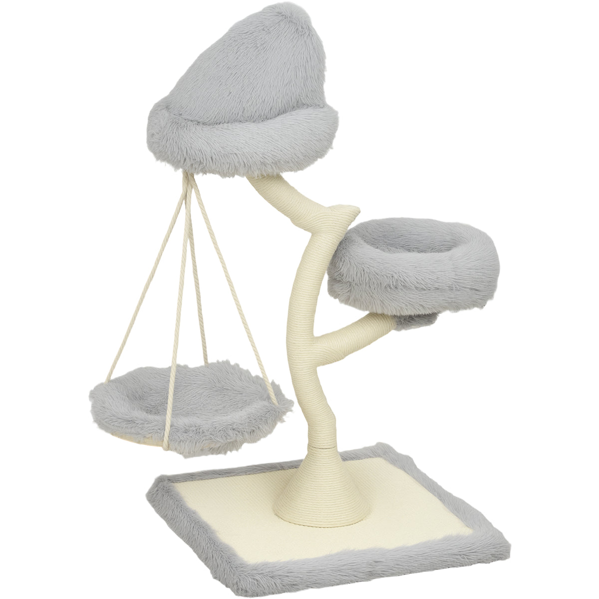 115 cm Modern Cat Tree Tower for Large Cats with Sisal Scratching