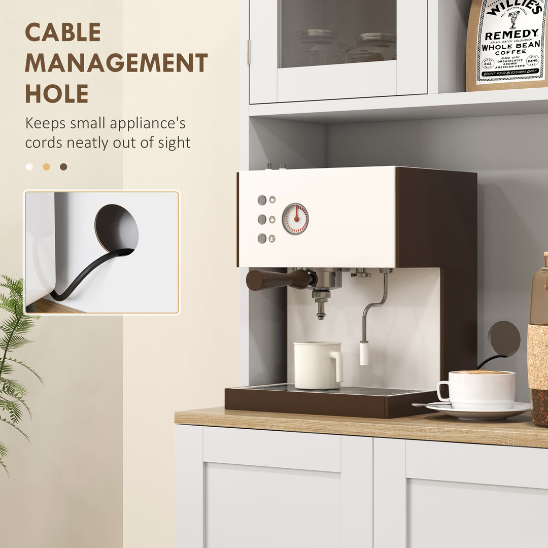 Two-Part Kitchen Storage Cabinet