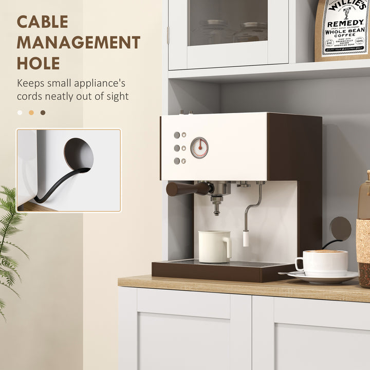 Two-Part Kitchen Storage Cabinet