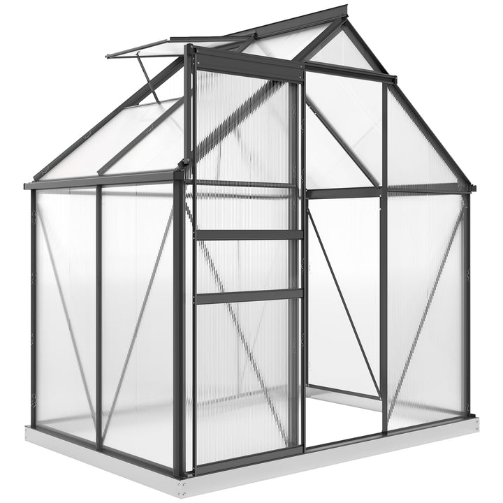 192.5 x 131cm Walk-In Polycarbonate Greenhouse