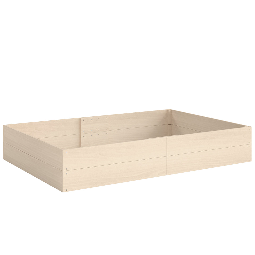 Wooden Raised Bed for Garden, 620L Extra Large Raised Garden Bed with 