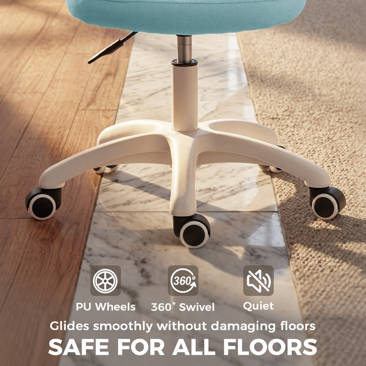Office Chair, Armless Computer Desk Chair with Breathable Mesh, Adjust