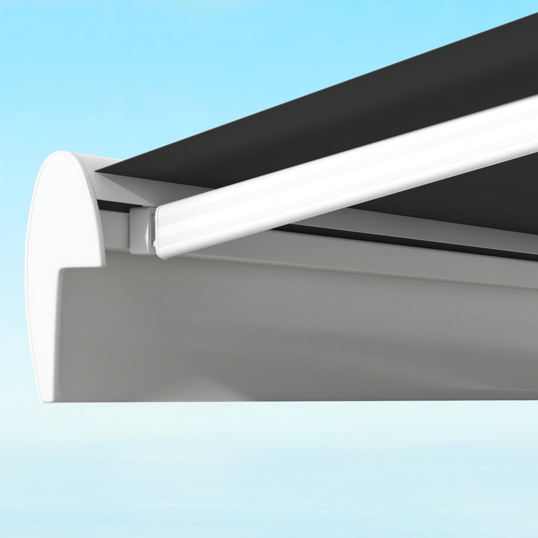 2.5 x 3m Electric Cassette Awning, with Remote - Grey