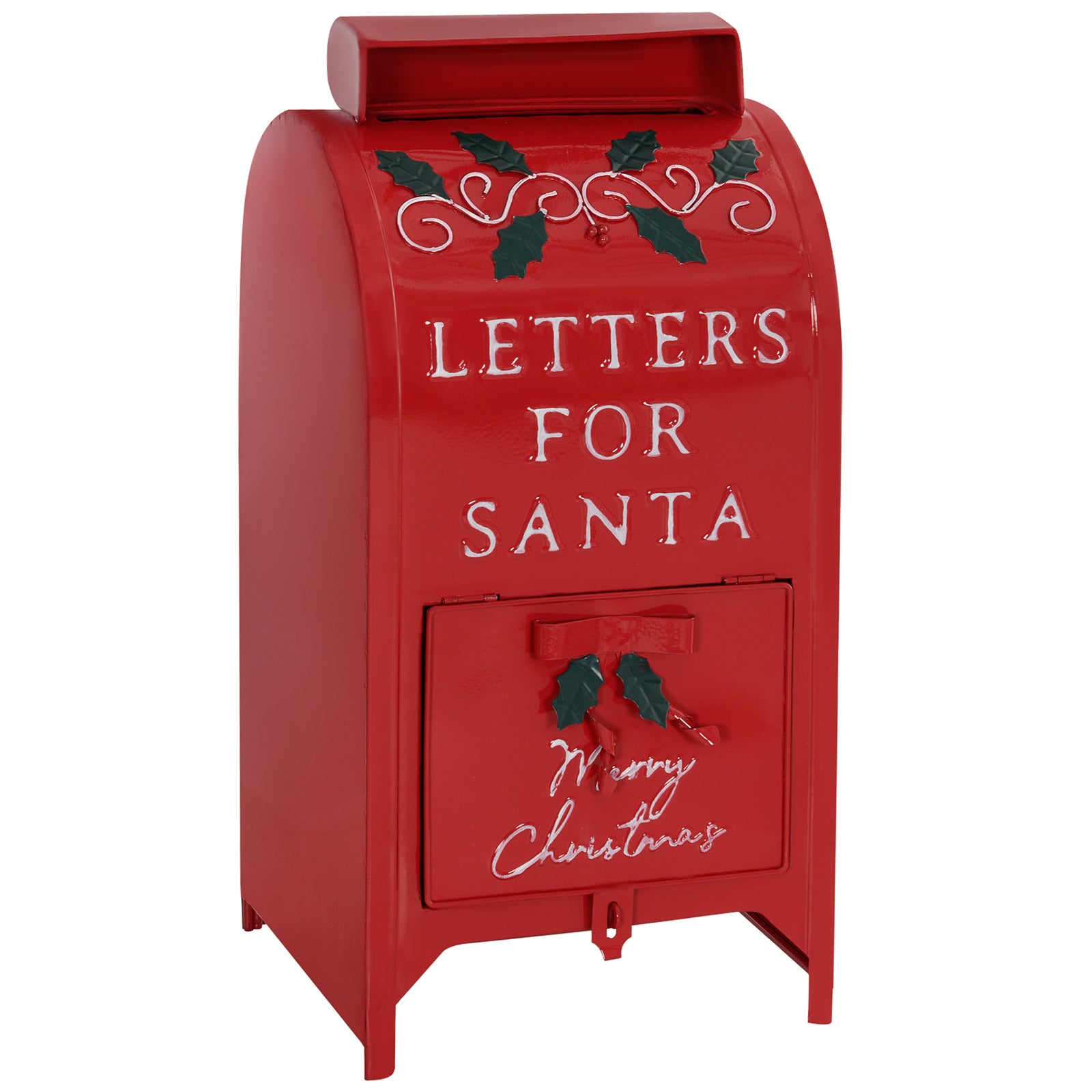A5 Christmas Letter Postbox - Red/White