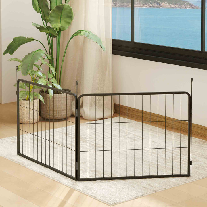 2 Piece Dog Pen Expansion Pack for 60cm High Pet Playpen with 3 Stakes, for Small Dogs