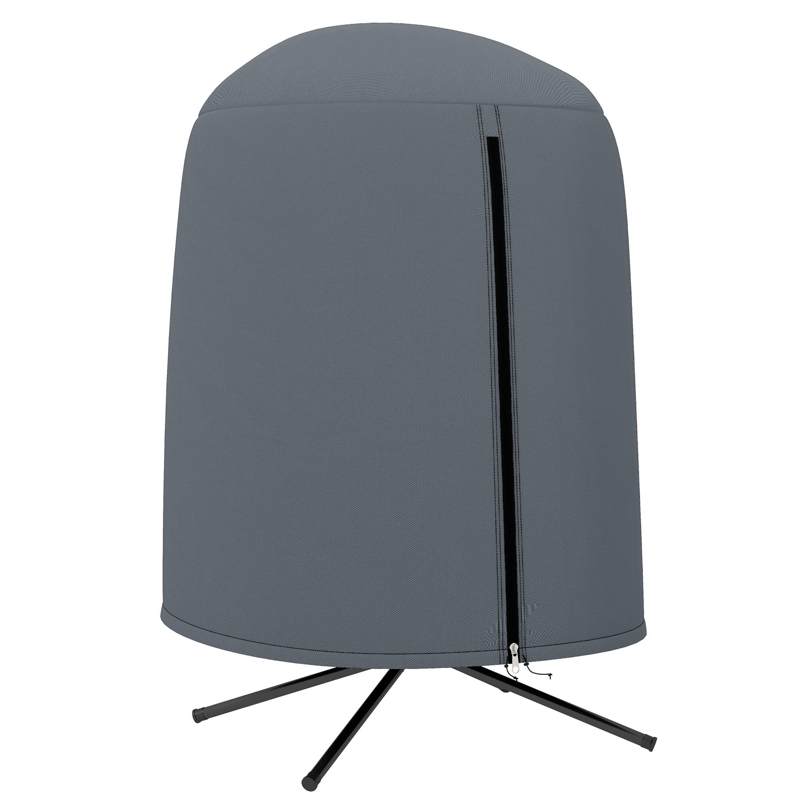 190 x Φ128cm Hanging Egg Chair Furniture Cover - Grey