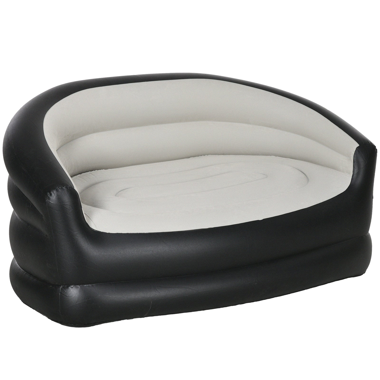 Double Inflatable Seat - Grey/Black