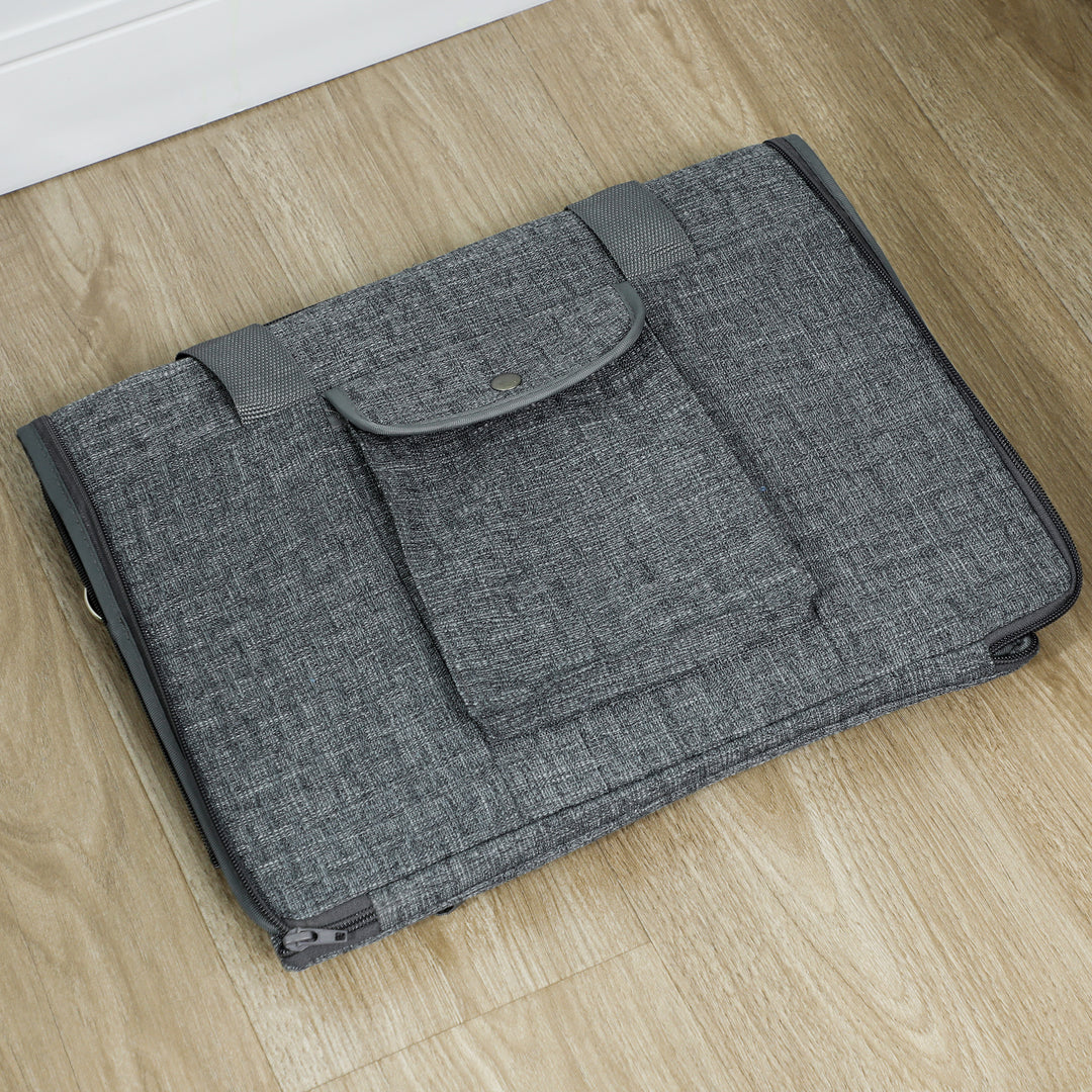 MCL Soft Sided Cat Carrier Bag, Portable Foldable Pet Carrier with Shoulder Strap & Removable Mat for Small Pet Up to 10kg