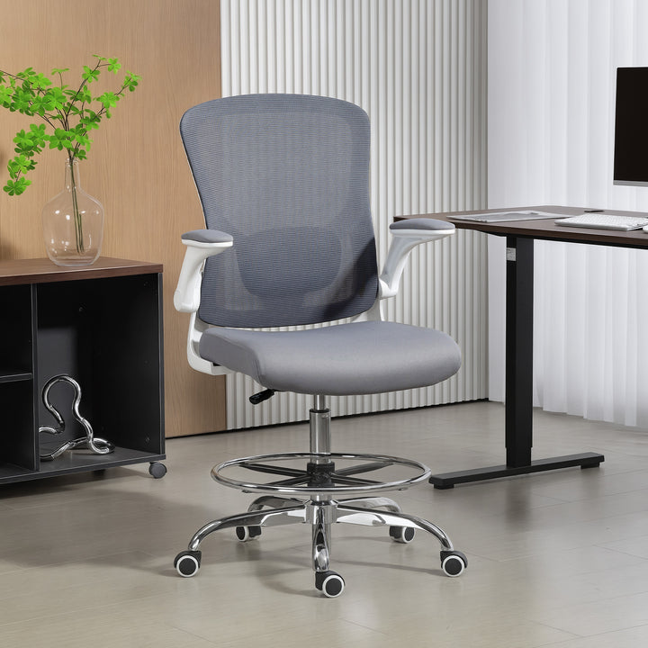 MCL Draughtsman Chair, with Adjustable Lumbar - Charcoal Grey