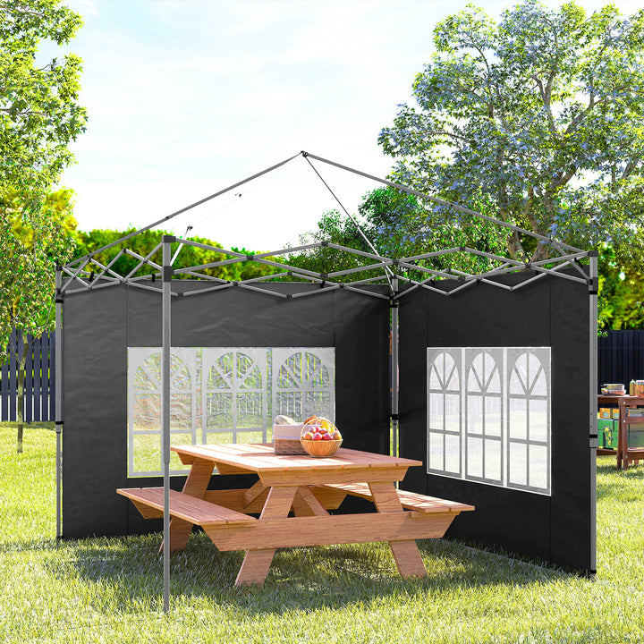 Gazebo Side Panels, Sides Replacement with Window for 3x3(m) or 3x4m P