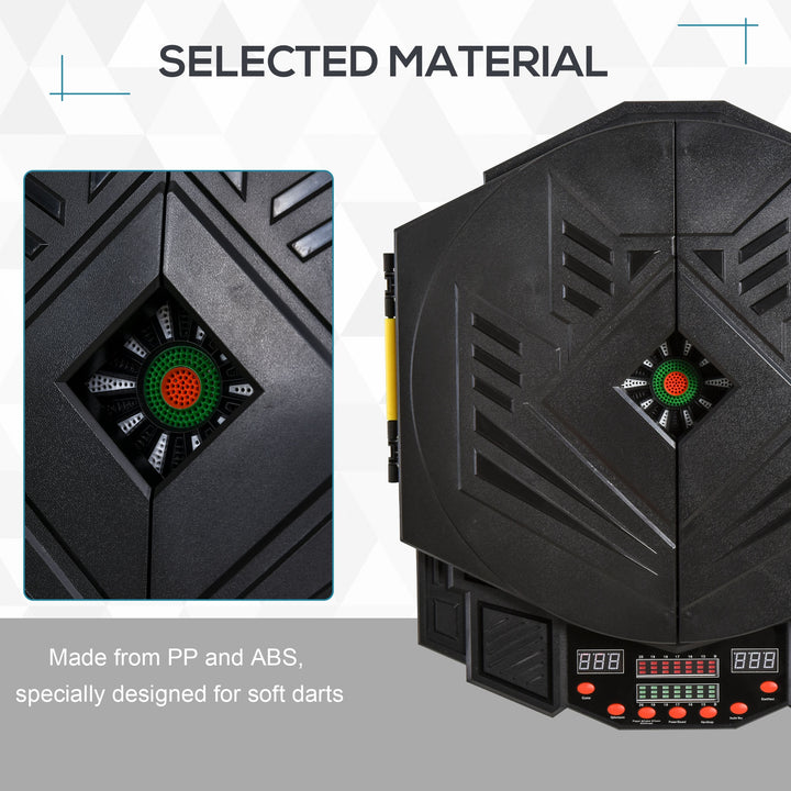 Dart Board Set, Electronic Dartboard with LED Digital Score Display, S