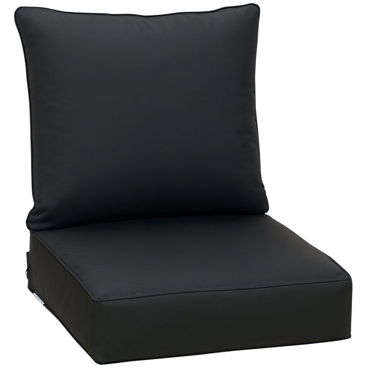 Outdoor Seat and Back Cushion Set Patio Deep Seating Chair Replacement