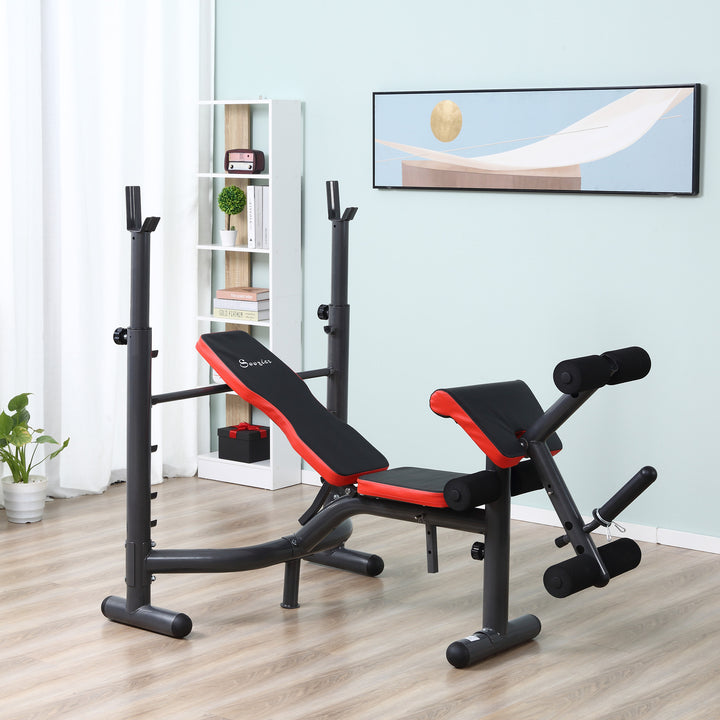 HOMCOM Multifunctional Weight Bench, for Arms, Legs, Abdomen