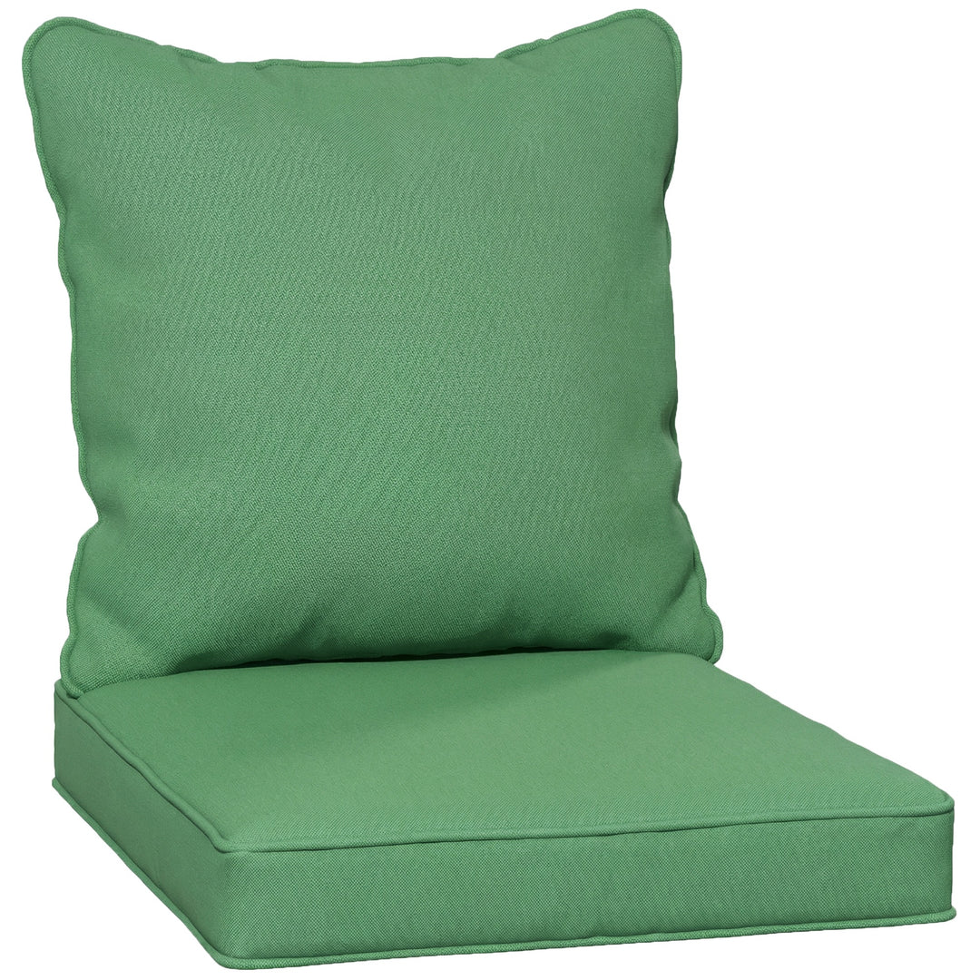 Seat and Back Padded Cushion Set, CUSHION ONLY - Green