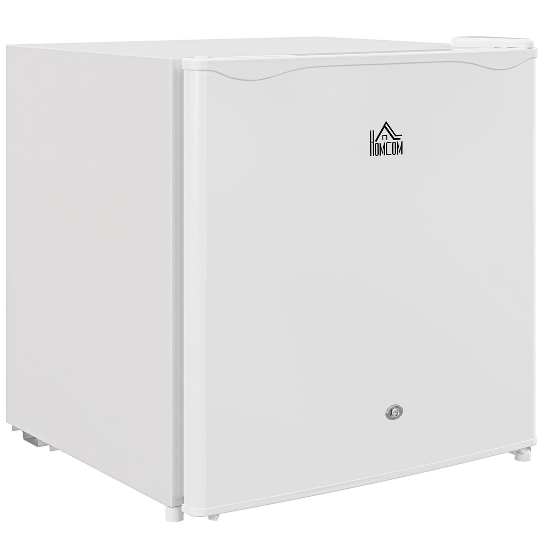 46 Litre Lockable Countertop Fridge - Cream White