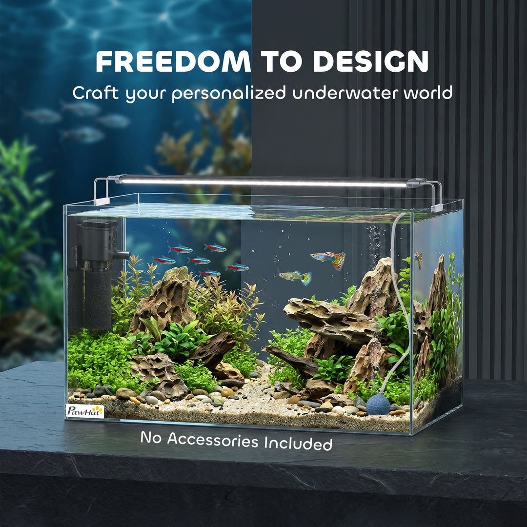 Fish Tank Bare Glass for DIY Glass Aquarium with Protective Base Mat 4