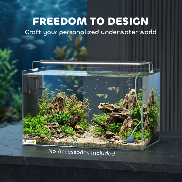 Fish Tank Bare Glass for DIY Glass Aquarium with Protective Base Mat 4